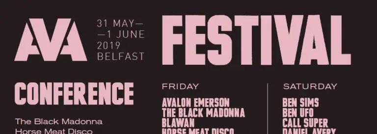 AVA Belfast Announces First Wave Conference Line Up and Festival Day Splits + Day Tickets 1