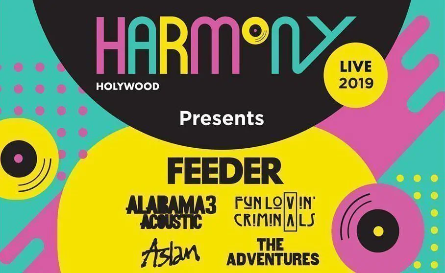 Feeder, Alabama 3, Aslan + Fun Lovin’ Criminals join line-up for HARMONY LIVE 2019