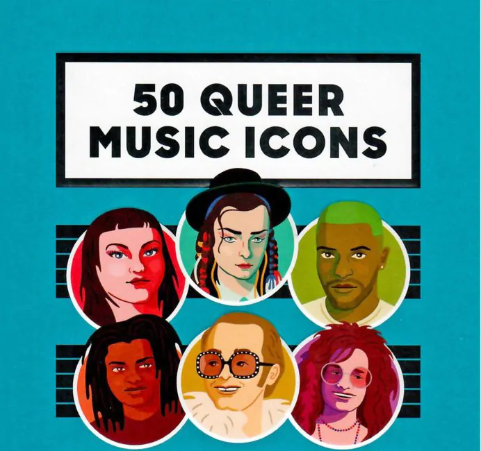 BOOK REVIEW: 50 Queer Music Icons Who Changed the World By Will Larnach-Jones