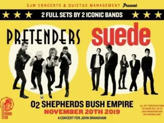 THE PRETENDERS & SUEDE Will Co-Headline a Very Special Benefit Show at London’s O2 Shepherds Bush Empire on November 20th