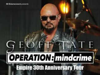 Legendary US vocalist GEOFF TATE and his OPERATION MINDCRIME BAND return to Belfast at Limelight 2 on Sunday 24th May 2020 1