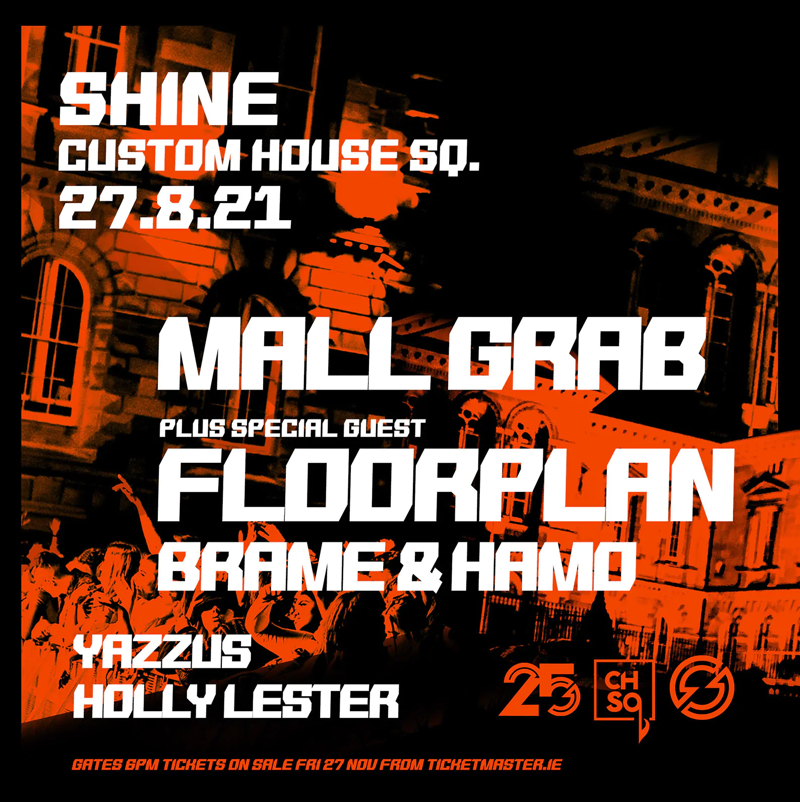 MALL GRAB announces headline Belfast show at SHINE @ CHSq in August 2021