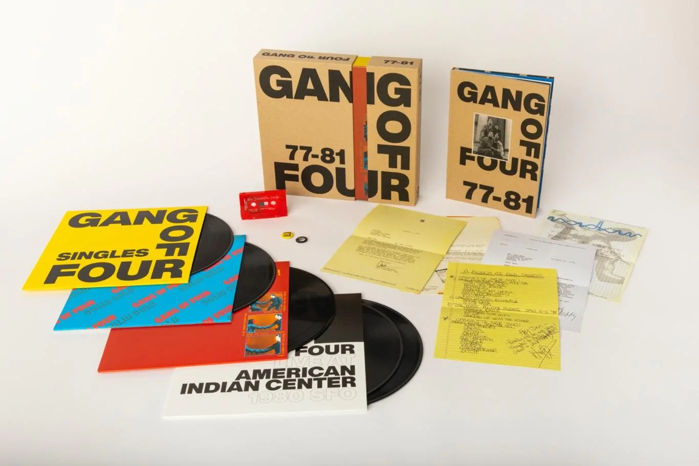 GANG OF FOUR announce 77-81 box set - out March 12th 
