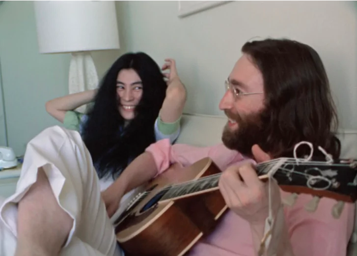 WATCH the first ever performance of JOHN LENNON & YOKO ONO LENNON’S legendary anthem ‘Give Peace A Chance’