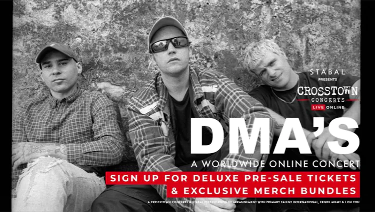 DMA’S announce special worldwide show