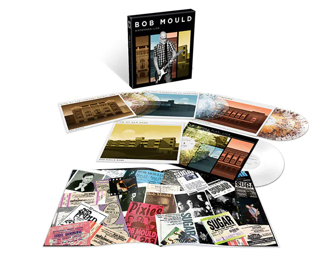 BOB MOULD Announces 8LP Distortion: Live Boxset, Out July 16th Via