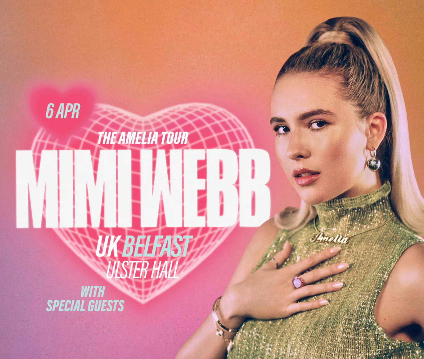 Breakout singer-songwriter MIMI WEBB announces headline show at Ulster Hall, Belfast on April 6th 2023