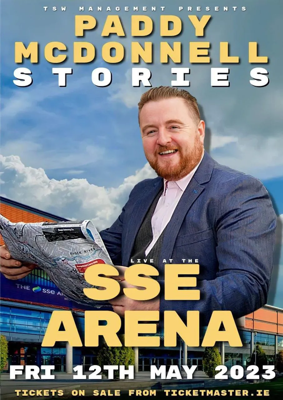 PADDY MCDONNELL 'Stories' announced for the SSE Arena, Belfast on 12th May 2023 81 PADDY MCDONNELL - STORIES