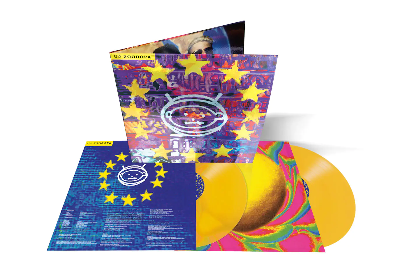 U2 Announce The Release of ZOOROPA - 30th Anniversary - Limited Edition Yellow Vinyl 82 u2_zooropa