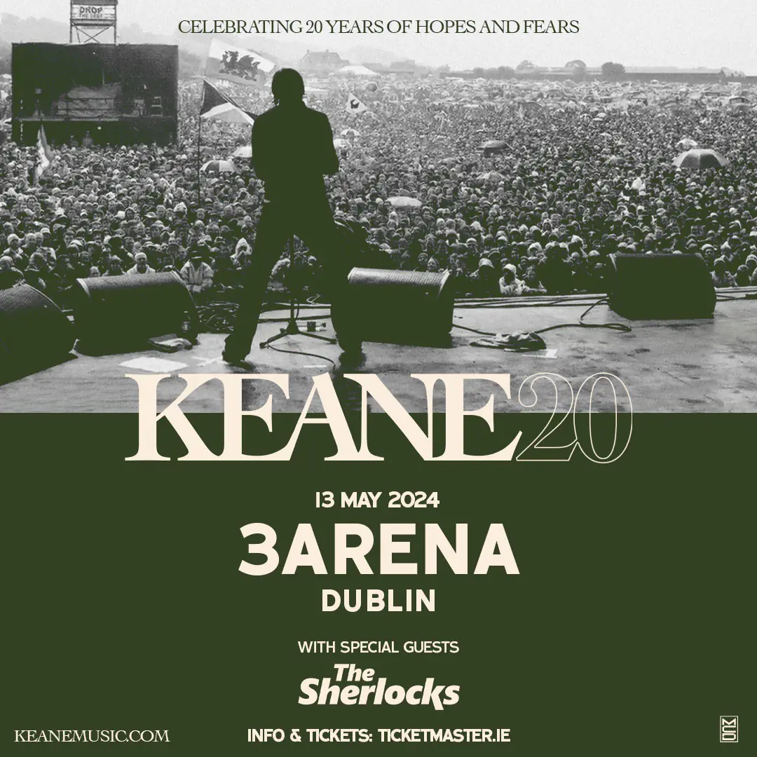 KEANE announce 'Hopes and Fears' 20th anniversary UK & Ireland arena tour 85 Keane