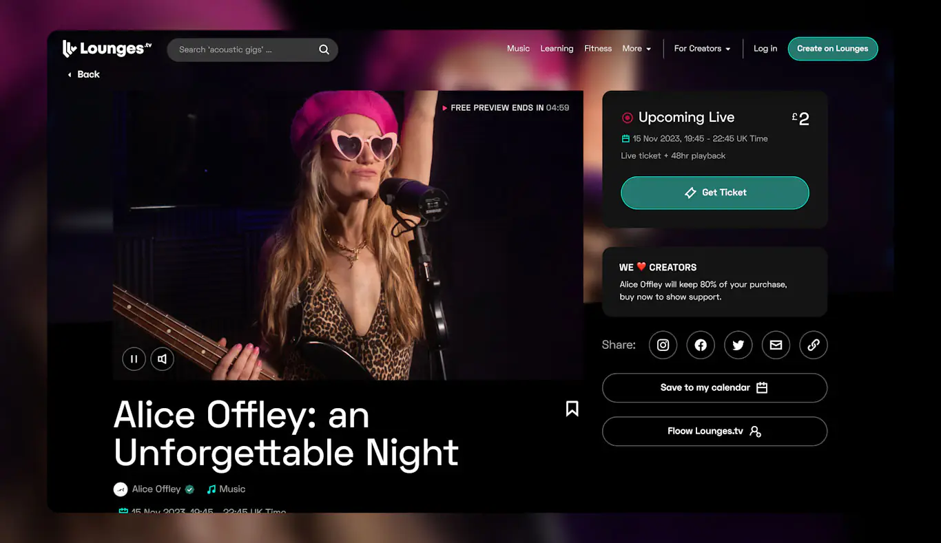 New streaming platform LOUNGES.TV launched to champion millions of content creators