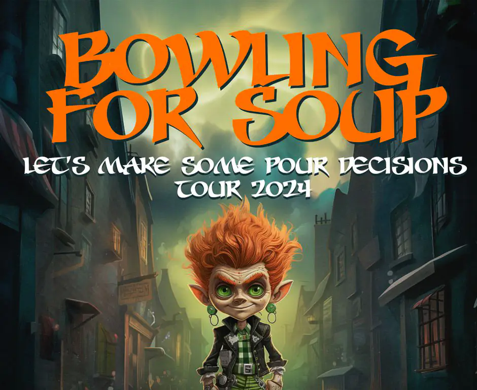 BOWLING FOR SOUP announce headline show at The Telegraph Building, Belfast on 20th June 2024
