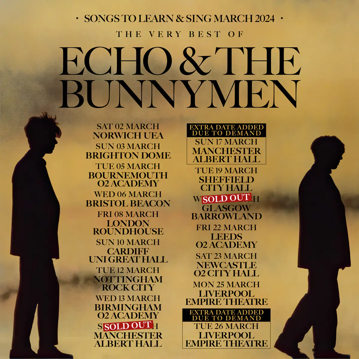 ECHO & THE BUNNYMEN announce major UK tour for March 2024 82 ECHO & THE BUNNYMEN