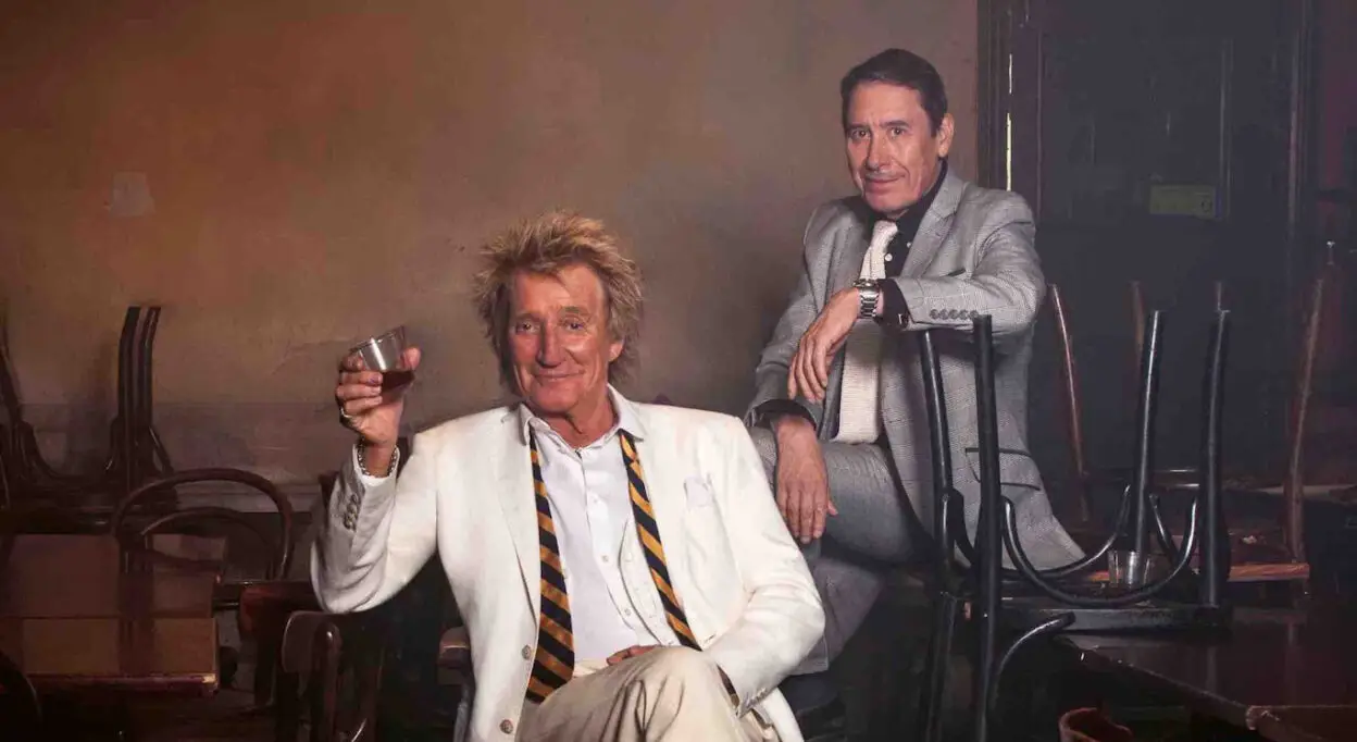 Sir Rod Stewart and Jools Holland
