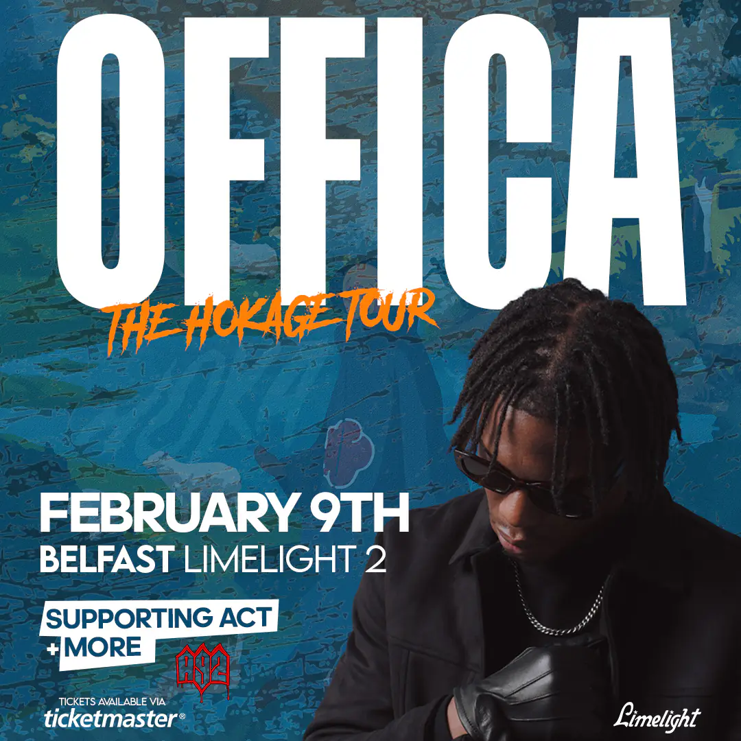 OFFICA announces headline show at Limelight 2, Belfast on 9th February