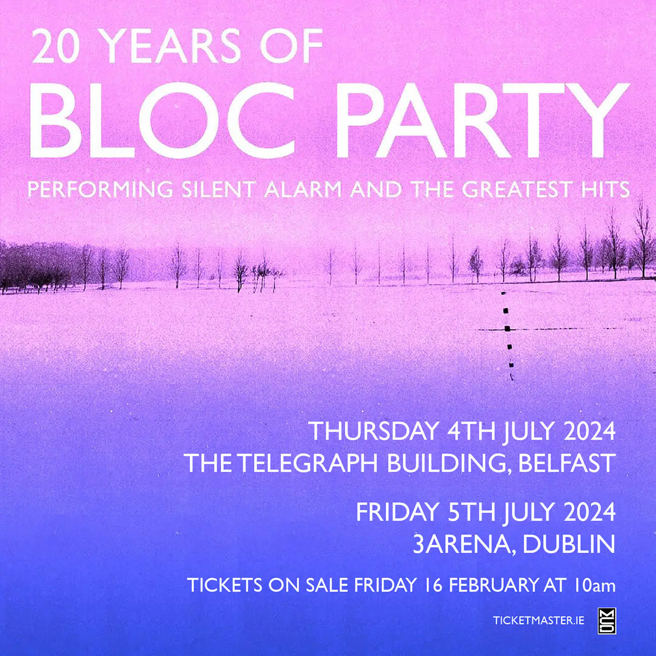 BLOC PARTY announce headline shows in Belfast & Dublin this summer 82 bloc party