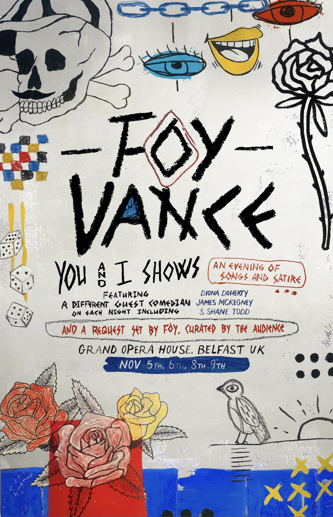 FOY VANCE announces an evening of songs and satire at the Grand Opera House, Belfast 82 Foy Vance