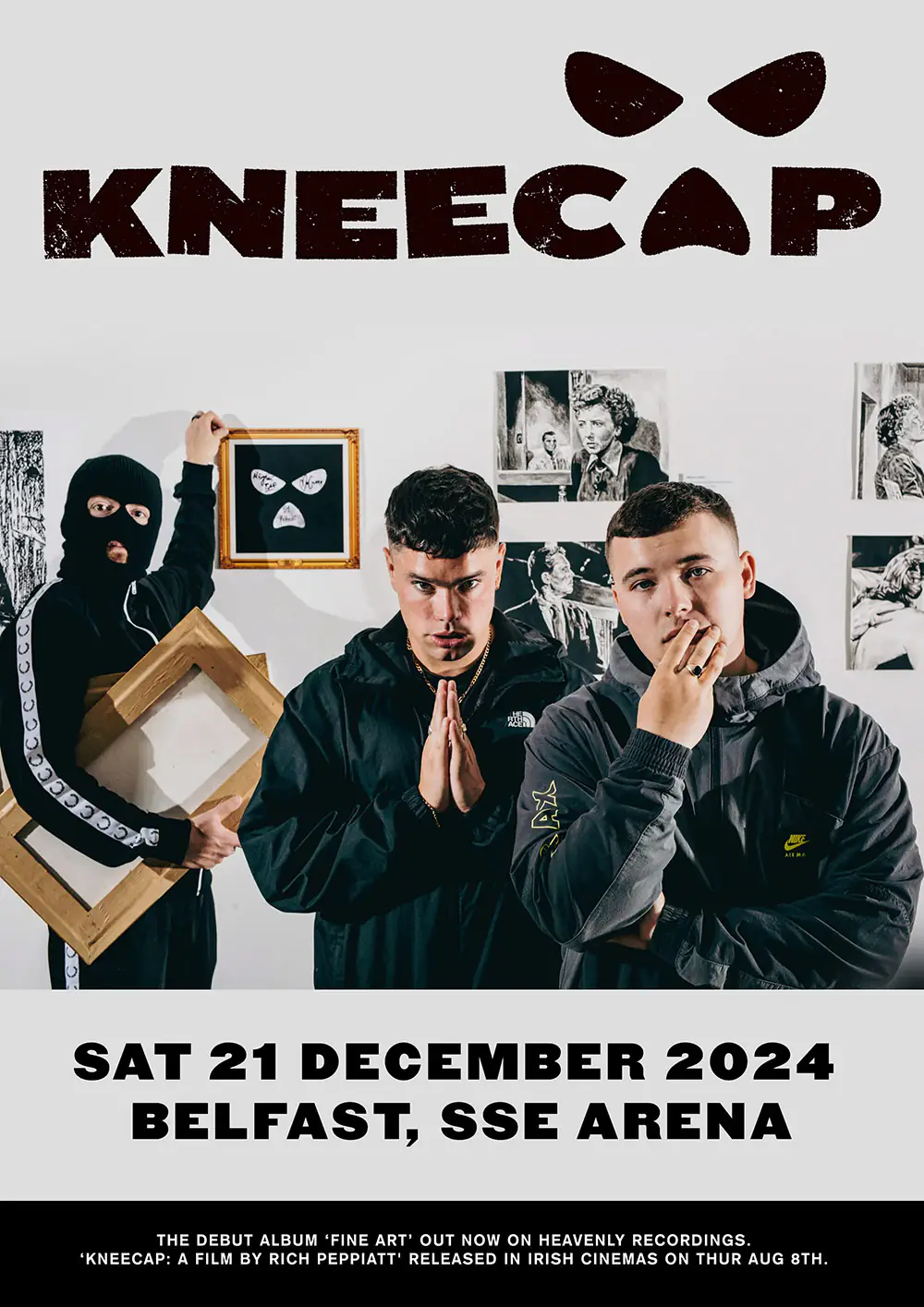 KNEECAP announce headline show at SSE Arena, Belfast on Saturday 21 December 2024 82 KNEECAP