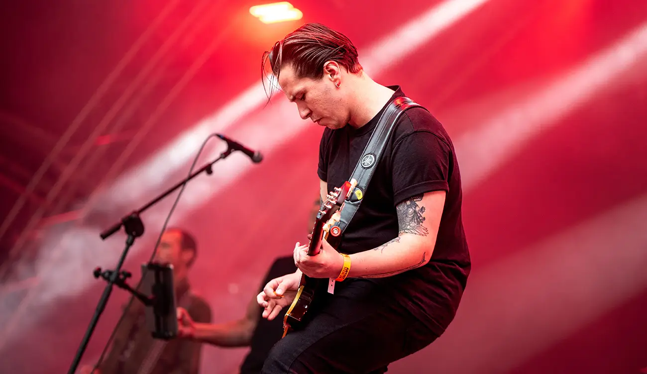 IN FOCUS// THE SKIDS at Custom House Square, Belfast © Bernie McAllister
