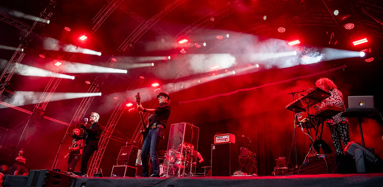 IN FOCUS// THE DAMNED at Custom House Square, Belfast © Bernie McAllister