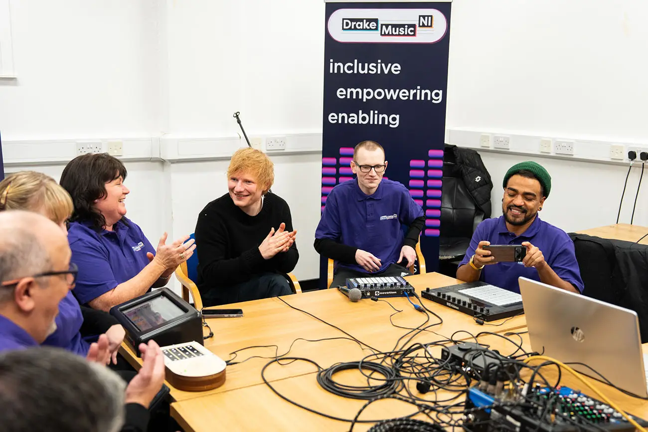 Ed Sheeran makes surprise visit to Northern Ireland in support of Belfast music charitiesCredit: Bradley Quinn