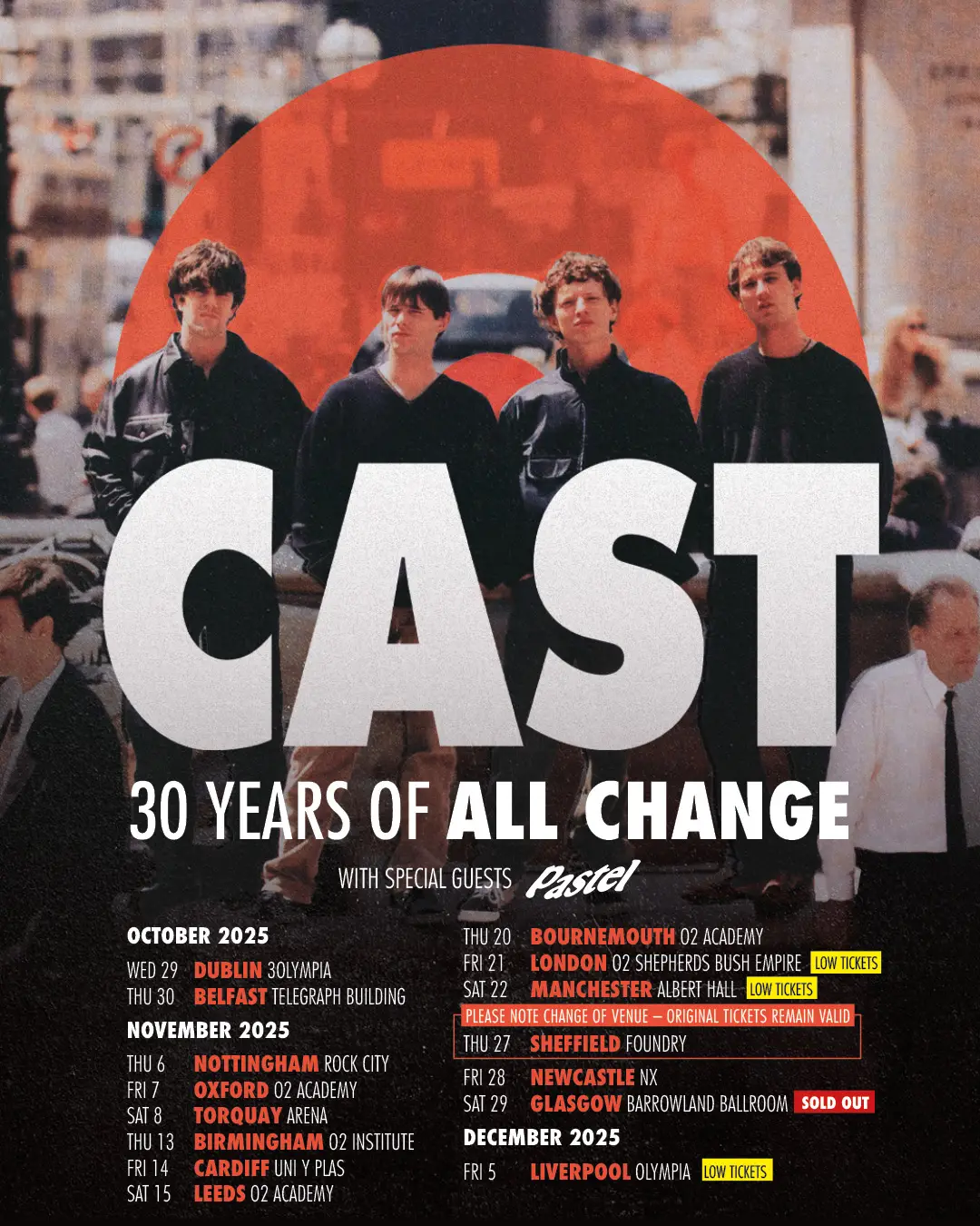 Cast’s John Power Talks 'All Change' at 30, Oasis Tour & New Music | XS Noize Podcast #232 82 30 Years of All Change
