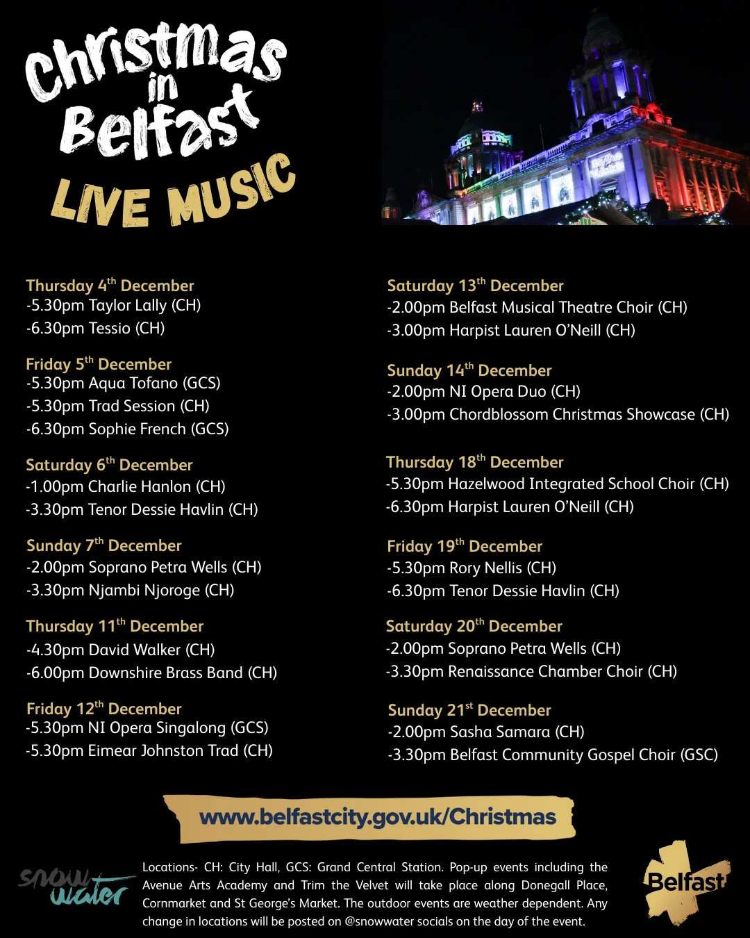 Music Brings Belfast’s Streets to Life This December Under a Christmas Sky 86 Christmas